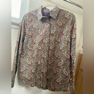 J. Crew Liberty paisley shirt, size 6
